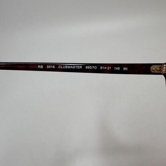 Authentic RAYBAN CLUBMASTER Sunglasses RB3016  *Scratched Lenses* - Picture 5 of 9